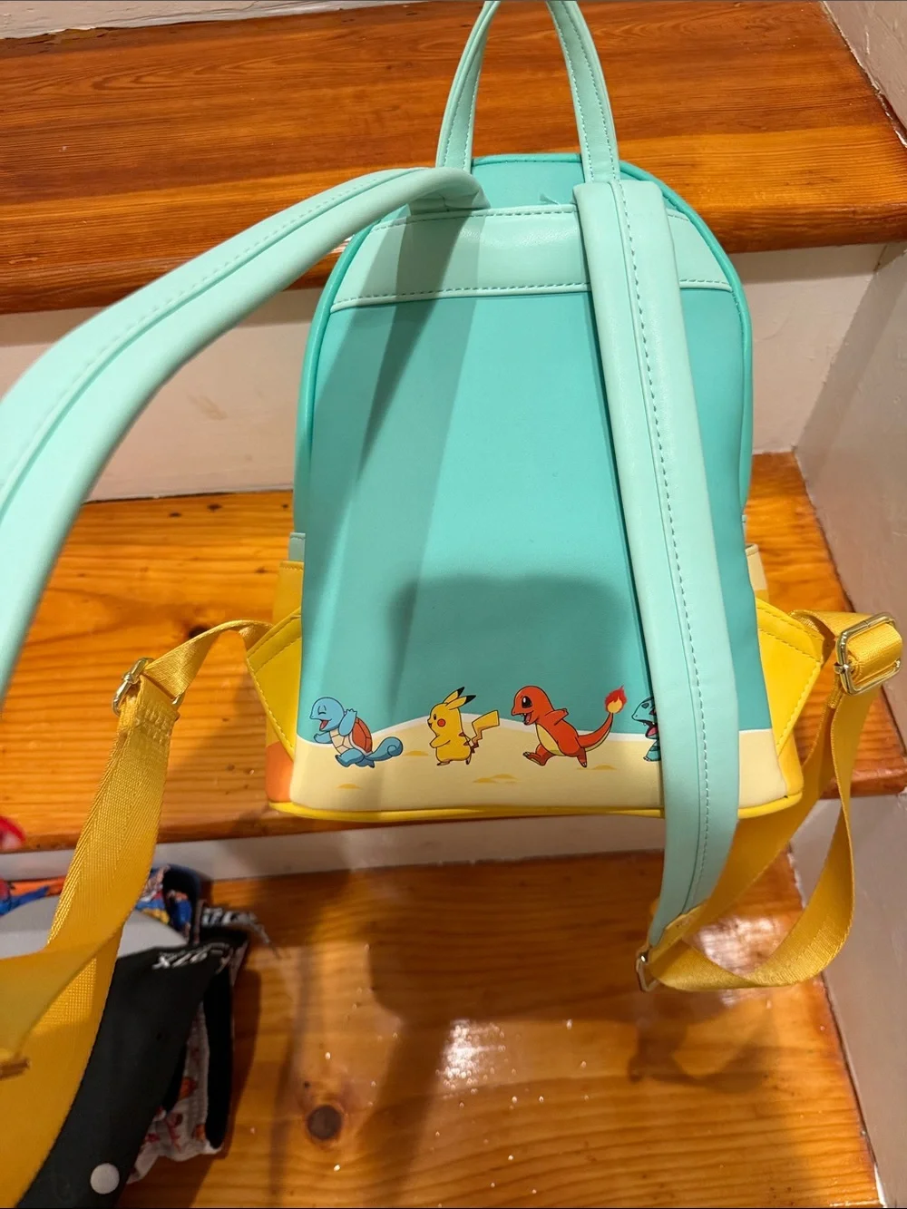 Loungefly Kids Teal, Yellow & Orange Pokémon Mini Backpack